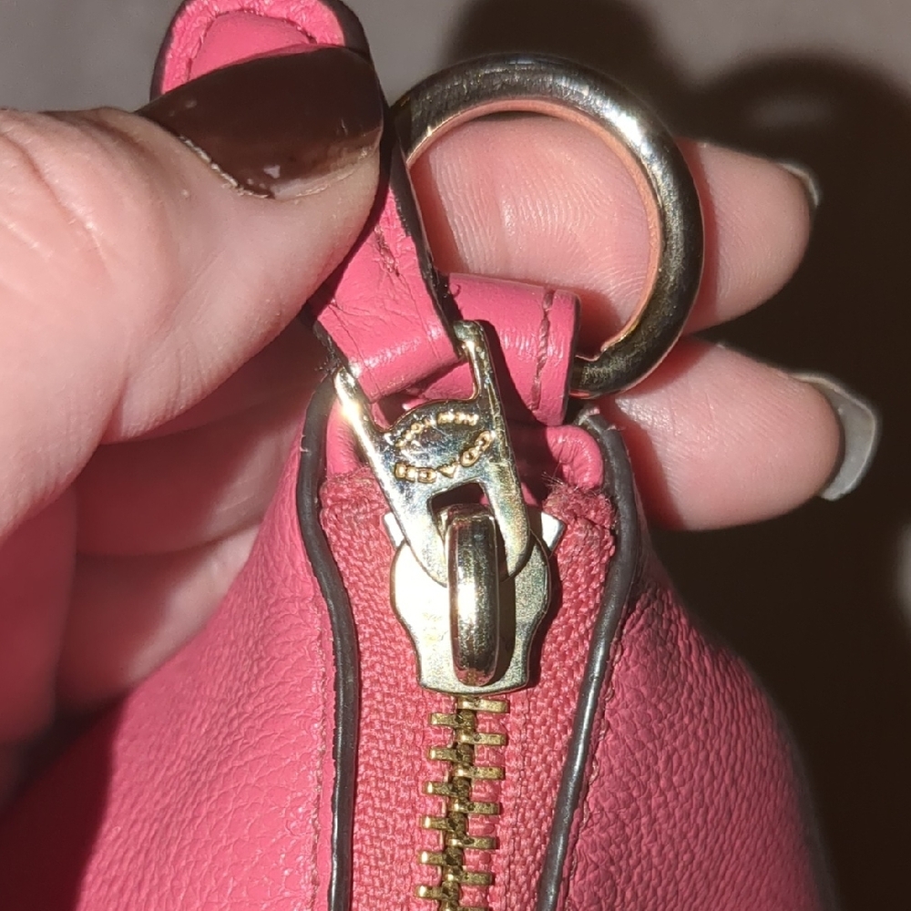 🔥HOTT💖 - Coach Pink Ava Pebble 2- Way Leather Tote🔥 - Picture 9 of 16